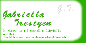 gabriella trestyen business card